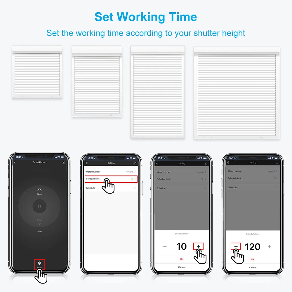 Tuya Smart Life WiFi Curtains Blinds Switch Roller Shutter Electric Motor Google Home Alexa Voice Control Connected House Engine
