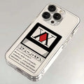 Anime HUNTER×HUNTER Phone Case For IPhone 16 15 14 13 12 11 Pro Max X XR XS 8 7 Plus Mini SE Mobile Cover