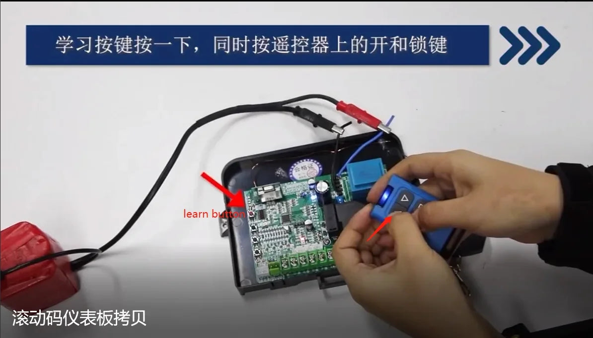 Garage Door Remote Control Duplicator 433MHz 433.92MHz Code Grabber Clone Gate Key Fob Command Hand Transmitter