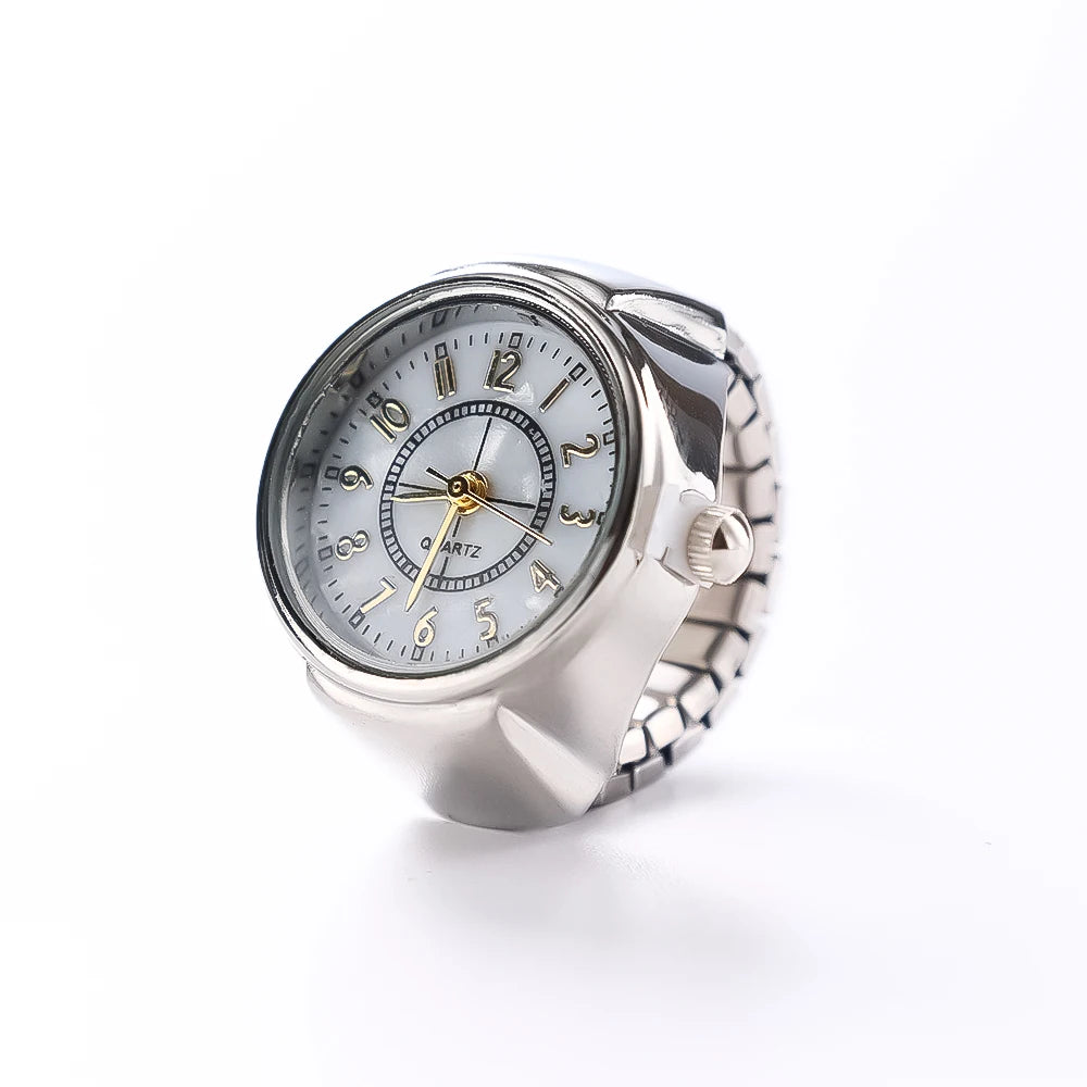 Fashion Rings Finger Watches Fashion Party Quartz Watches Unisex Couple Rings Jewelry Gift Real