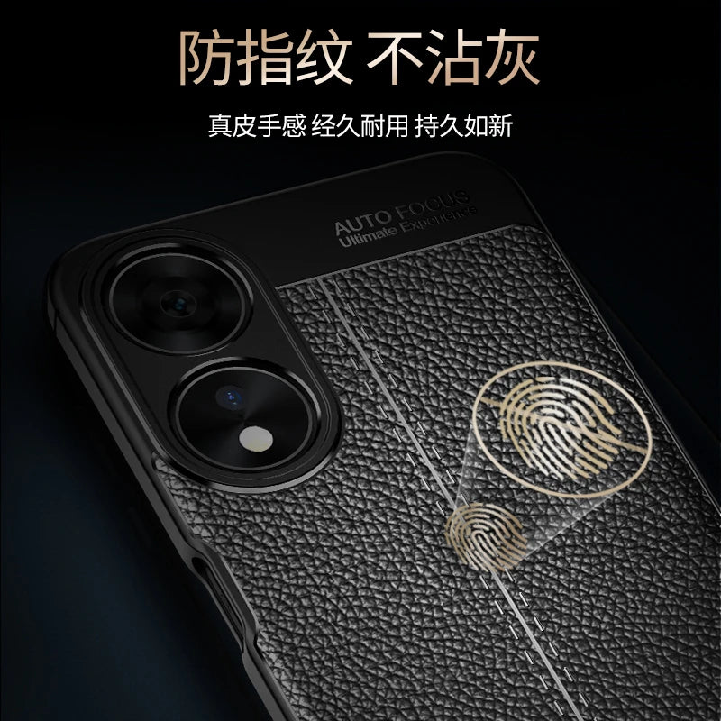For OPPO A78 5G Case Cover OPPO A 78 A78 5G Capas New Armor Phone Back Soft Shockproof Bumper TPU Leather Fundas OPPO A78 Cover