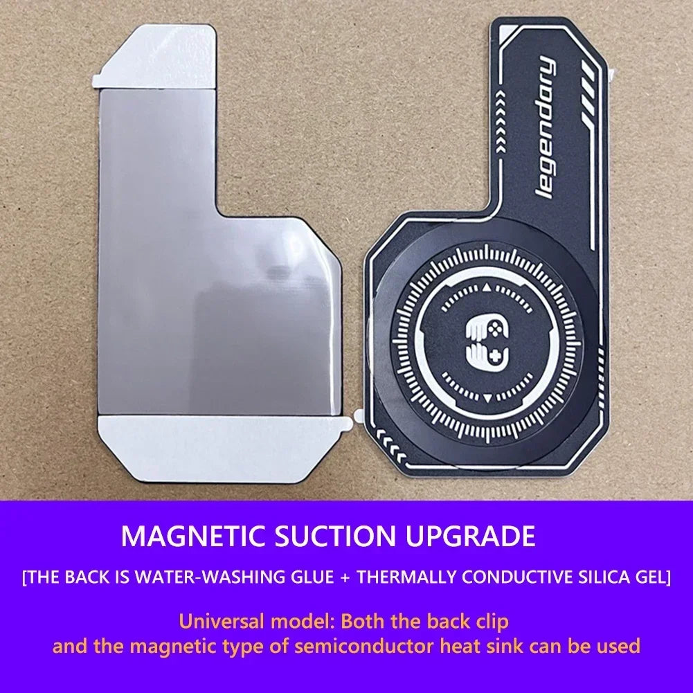 Phone Radiator Magnetic Suction Heat Dissipation Patch Pad For Smartphone Genshin Impact Game Heat Dissipation Fan Accessories