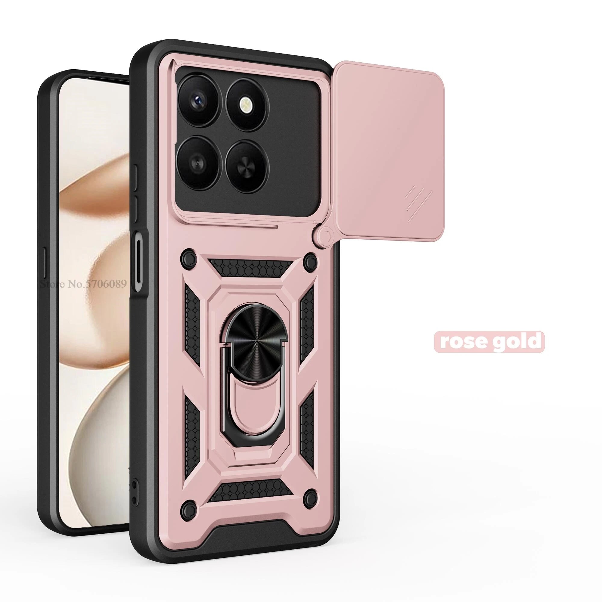 For Honor 400 Smart 5G Case Shockproof Magnetic Armor Slide Lens Phone Cover For Honor 400 Smart Case Cell Phone Coque Fundas