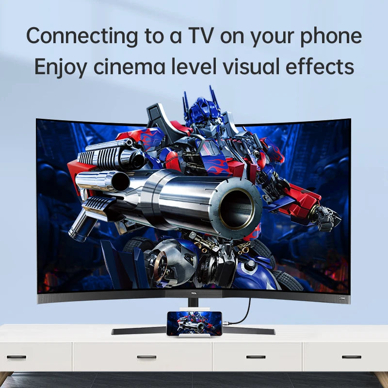 8K USB C to HDMI Cable 2.1 Adapter 32.4Gbps 4K@120Hz HDR10+ Dolby Vision for MacBook Pro/M1/M2/Cord for Laptop Tablet Galaxy S24