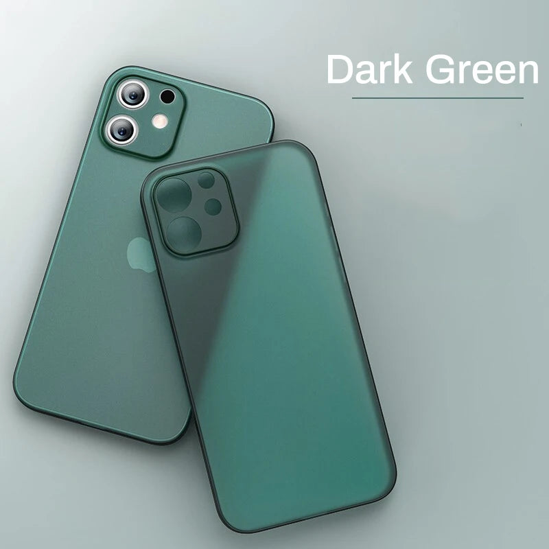 New New Ultra Thin Matte Phone Cover for Iphone 11 12 13 14 15 16 Plus Pro Max Mini X Xr XsMax Slim Case