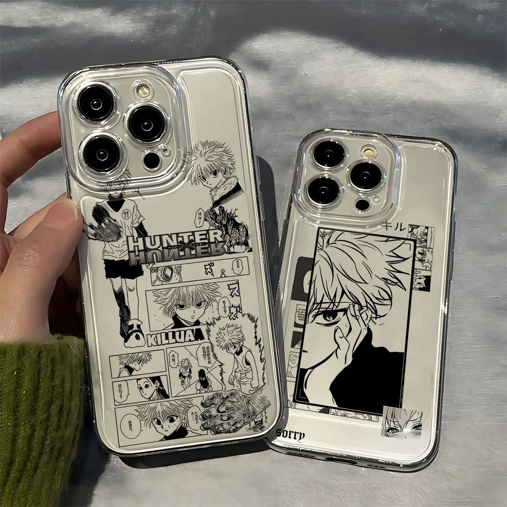 Anime HUNTER×HUNTER Phone Case For IPhone 16 15 14 13 12 11 Pro Max X XR XS 8 7 Plus Mini SE Mobile Cover