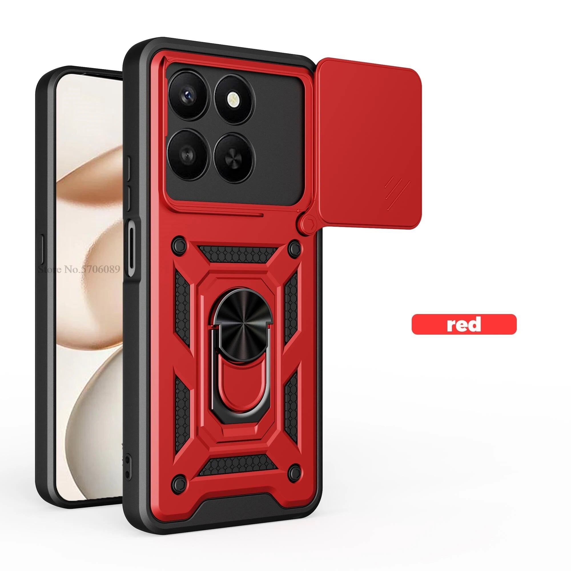 For Honor 400 Smart 5G Case Shockproof Magnetic Armor Slide Lens Phone Cover For Honor 400 Smart Case Cell Phone Coque Fundas