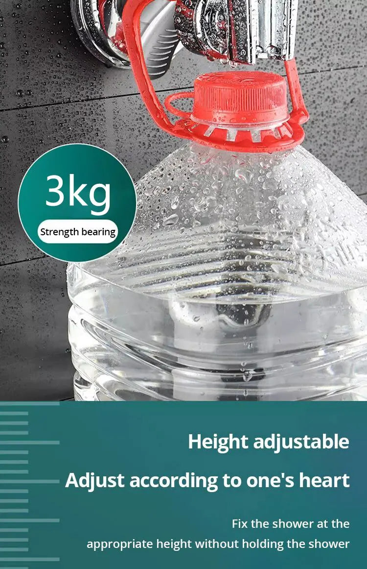 Adjustable Shower Rack Suction Cup Type Lotus Canopy Bracket Handheld Shower Head Bathroom Nozzle Fixed Base