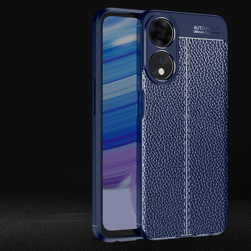 For OPPO A78 5G Case Cover OPPO A 78 A78 5G Capas New Armor Phone Back Soft Shockproof Bumper TPU Leather Fundas OPPO A78 Cover