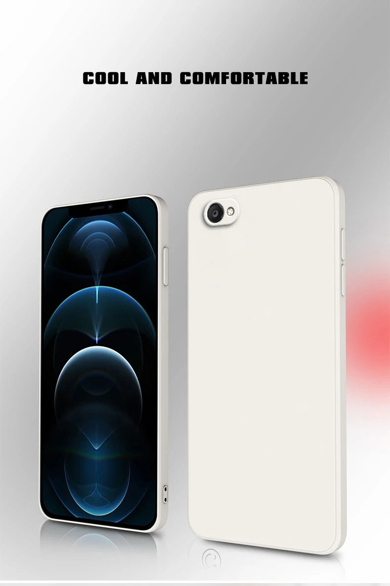 For iphone 7 Case iphone 6 6s 7 8 Plus SE 2020 2022 Cover Square Matte Silicone Luxury Classic Phone Cover Funda