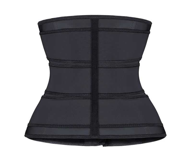 Women Waist Trimmer Tripple Belts Waist Trainer Shaperwear Tummy Control Slimming Fat Burning For Postpartum Sheath Belt