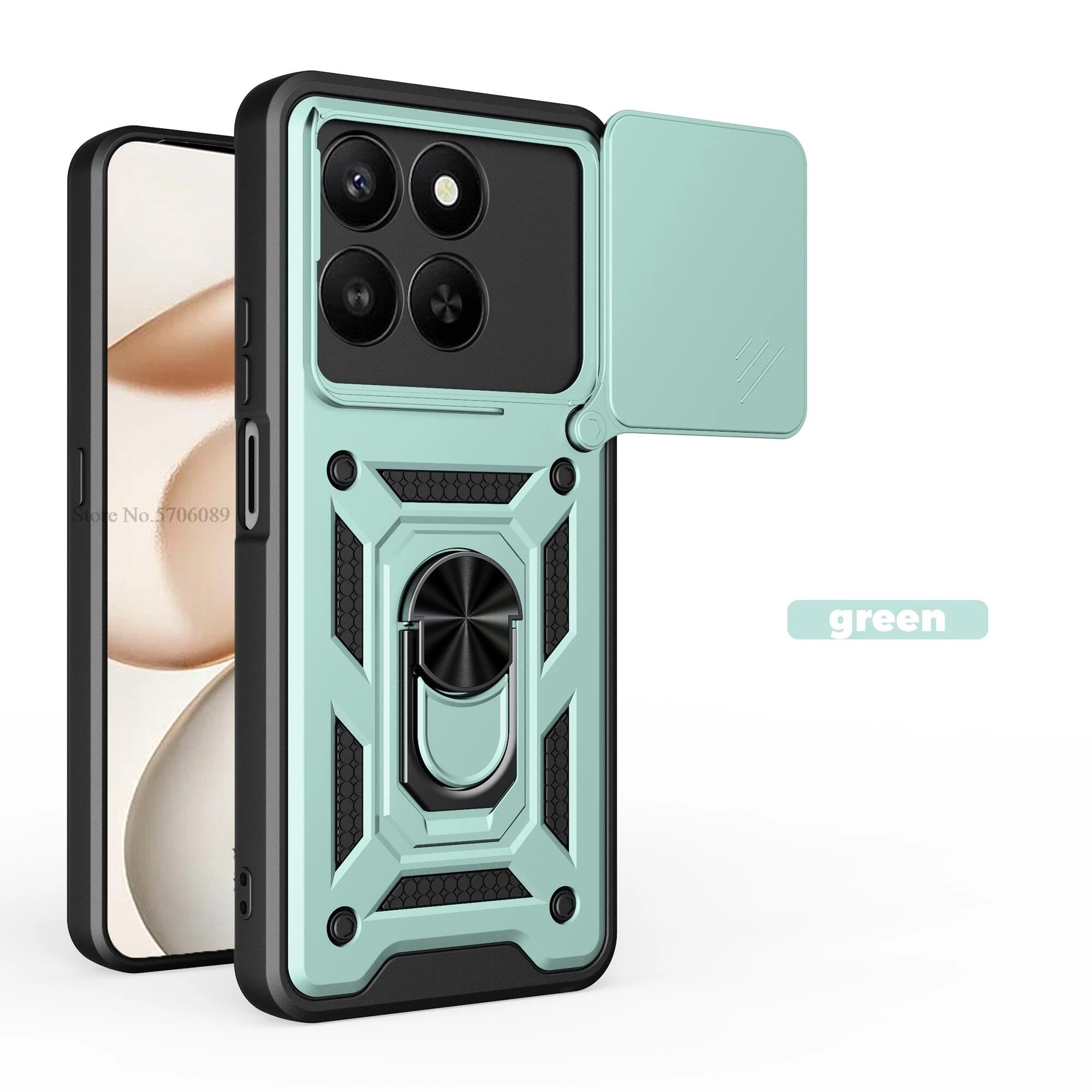 For Honor 400 Smart 5G Case Shockproof Magnetic Armor Slide Lens Phone Cover For Honor 400 Smart Case Cell Phone Coque Fundas