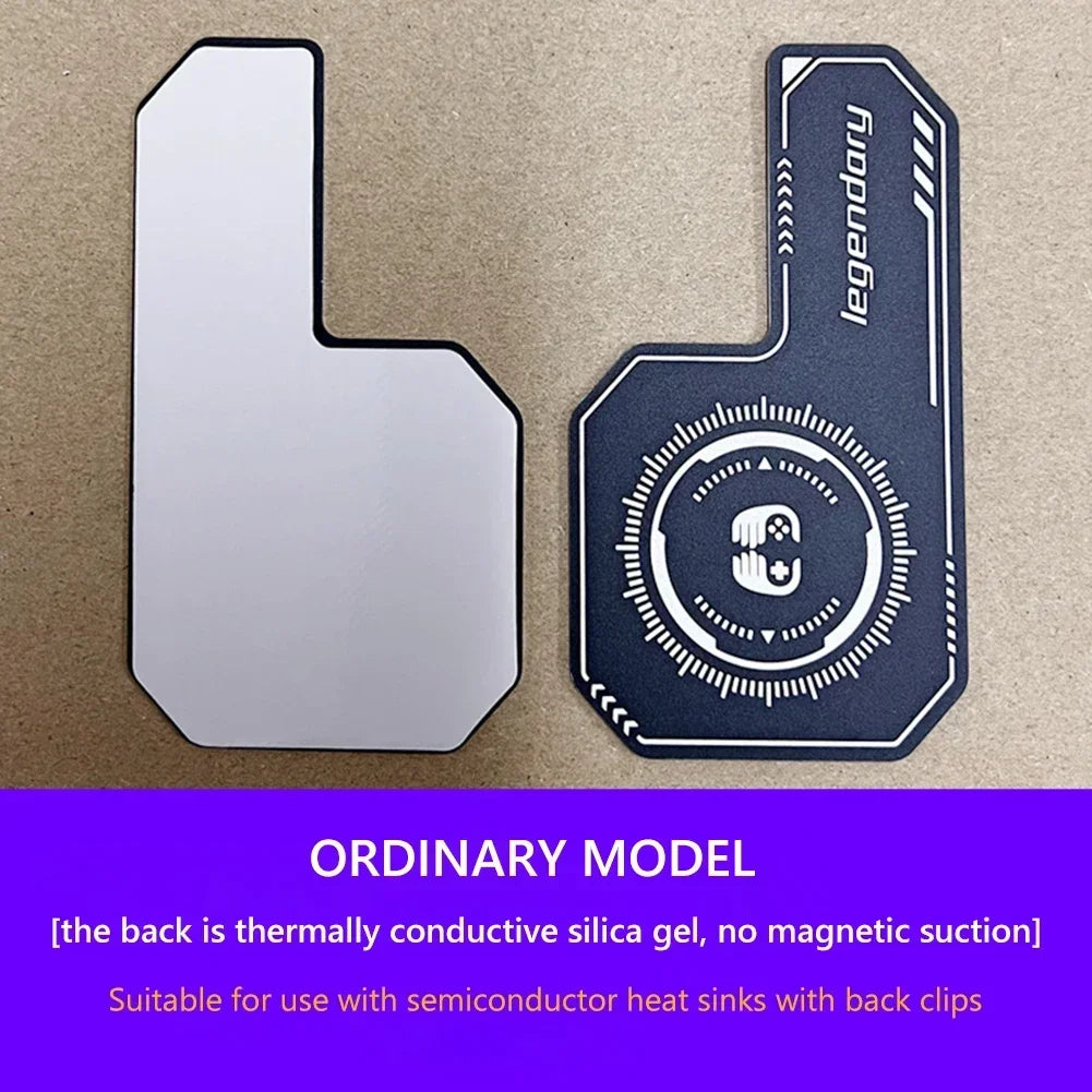 Phone Radiator Magnetic Suction Heat Dissipation Patch Pad For Smartphone Genshin Impact Game Heat Dissipation Fan Accessories