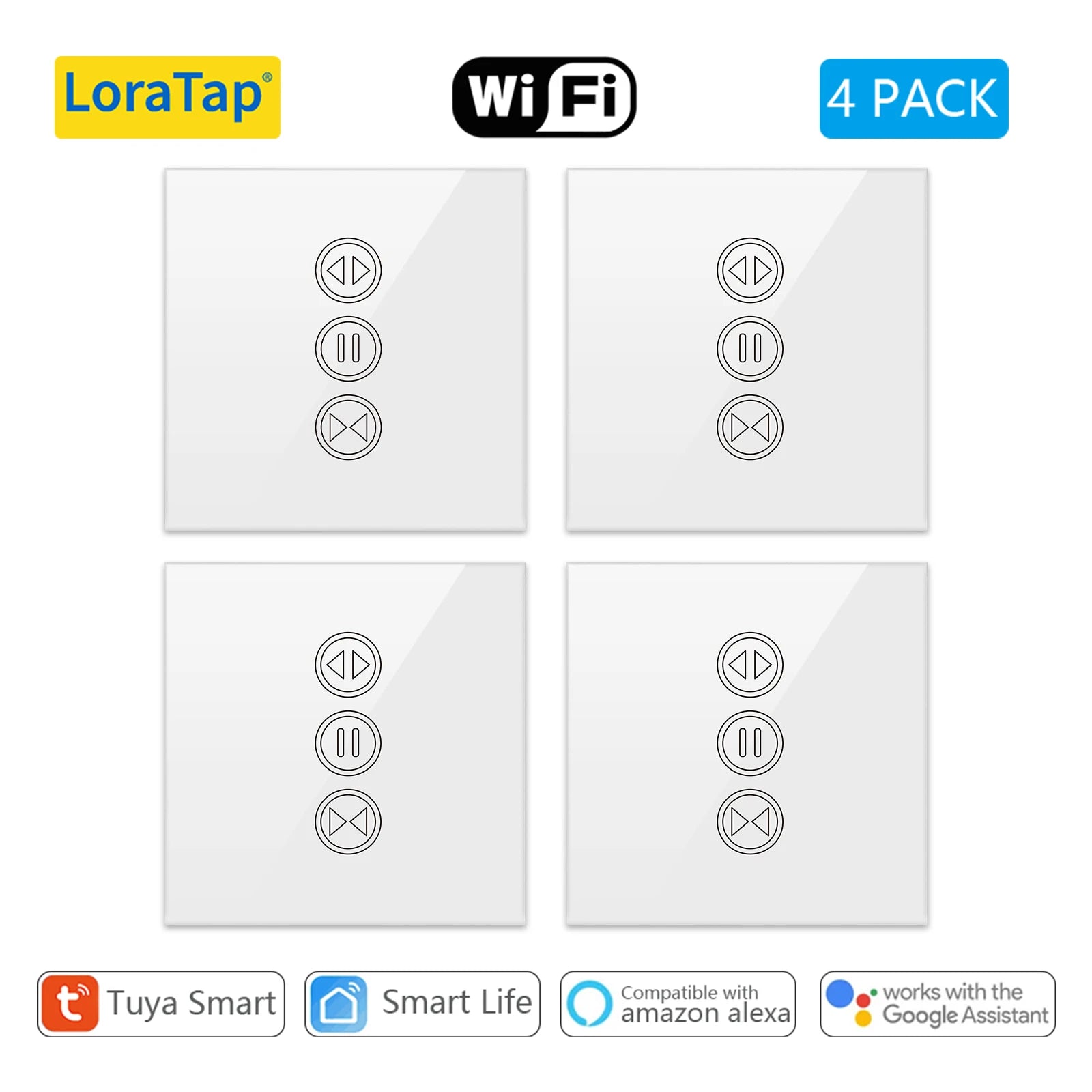Tuya Smart Life WiFi Curtains Blinds Switch Roller Shutter Electric Motor Google Home Alexa Voice Control Connected House Engine