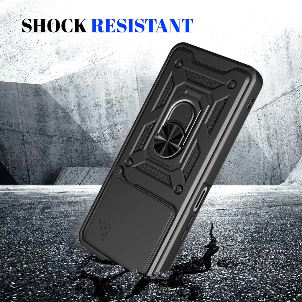 For Honor 400 Smart 5G Case Shockproof Magnetic Armor Slide Lens Phone Cover For Honor 400 Smart Case Cell Phone Coque Fundas